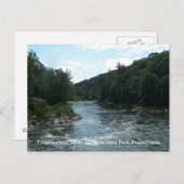 Carte postale de la rivière Youghiogheny (Devant / Derrière)