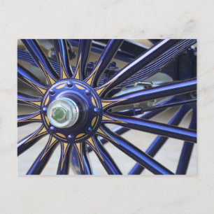 Carte postale de la roue du chariot à cheval