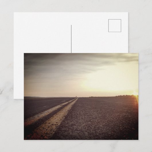 Carte Postale De La Route (Devant / Derrière)