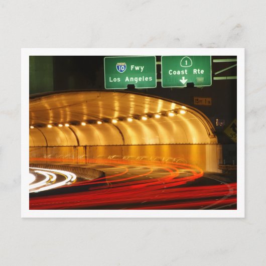 Carte postale de la route côtière du Pacifique (Devant)