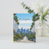 Carte postale de la rue de Los Angeles (Debout devant)