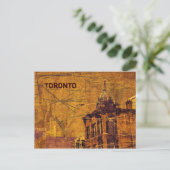 Carte postale de la rue Queen Toronto (Debout devant)