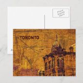 Carte postale de la rue Queen Toronto (Devant / Derrière)