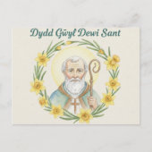 Carte postale de la Saint-David joyeuse (Devant)