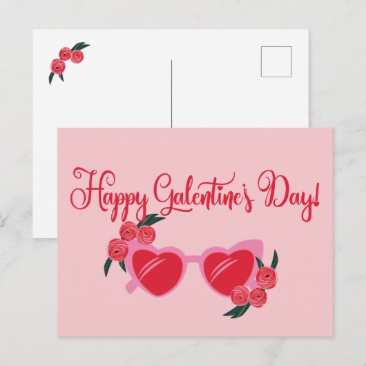 Carte postale de la Saint-Galentin (Devant / Derrière)