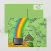 Carte postale de la Saint-Patrick (Devant / Derrière)