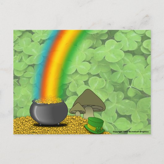 Carte postale de la Saint-Patrick (Devant)