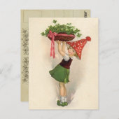 Carte postale de la Saint-Patrick (Devant / Derrière)