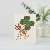 Carte postale de la Saint-Patrick Chance aux Irlan (Debout devant)