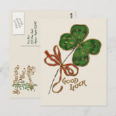 Carte postale de la Saint-Patrick Chance aux Irlan (Devant / Derrière)
