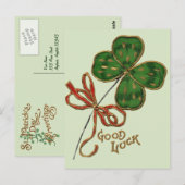 Carte postale de la Saint-Patrick Chance aux Irlan (Devant / Derrière)