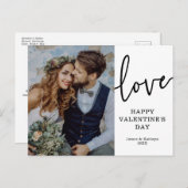 Carte postale de la Saint-Valentin (Devant / Derrière)