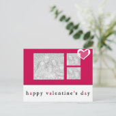 Carte postale de la Saint-Valentin (Debout devant)