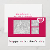 Carte postale de la Saint-Valentin (Devant / Derrière)