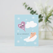 Carte postale de la Saint-Valentin (Debout devant)