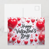 Carte postale de la Saint-Valentin (Devant / Derrière)
