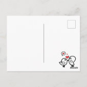 Carte postale de la Saint-Valentin (Dos)