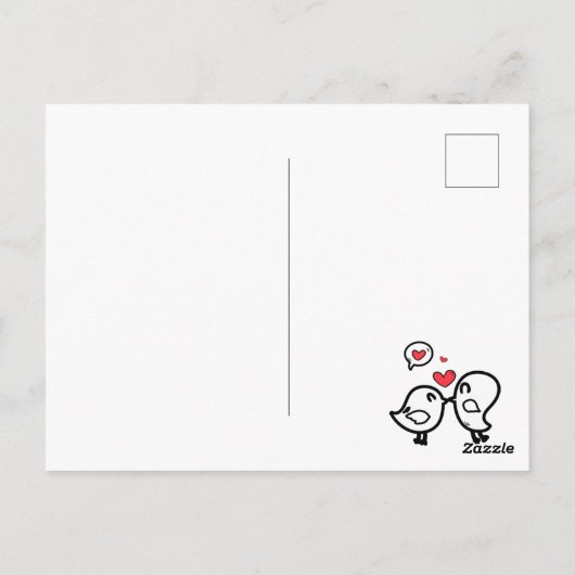 Carte postale de la Saint-Valentin (Dos)