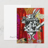 Carte postale de la Saint‑Valentin Alice au pays d (Devant / Derrière)