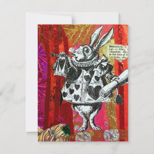 Carte postale de la Saint‑Valentin Alice au pays d