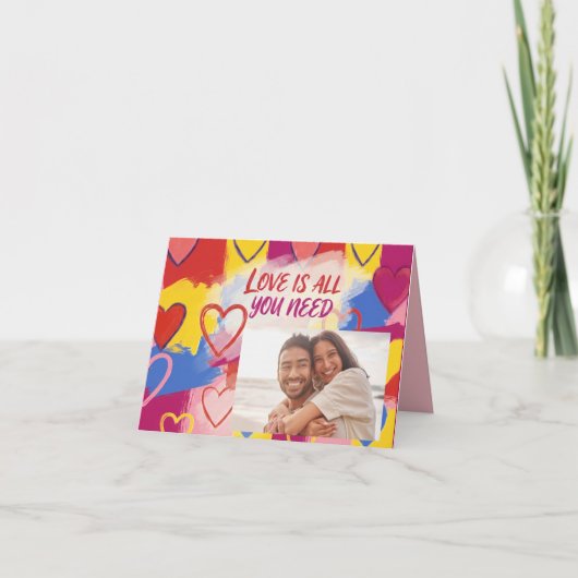 Carte postale de la Saint-Valentin dans le style P (Devant)
