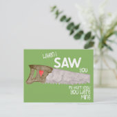 Carte postale de la Saint-Valentin Humour (Debout devant)