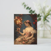 Carte postale de la Saint-Valentin romantique vint (Debout devant)