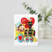 Carte postale de la Saint-Valentin Vintage (Debout devant)