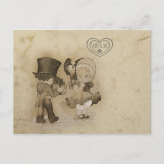 Carte postale de la Saint-Valentin Vintage