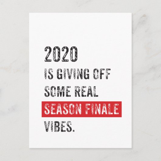 Carte postale de la saison 2020 (Devant)