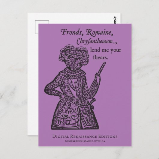 Carte postale de la salade (Julius) Caesar (Devant / Derrière)