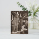 Carte postale de la salle de lecture (Debout devant)