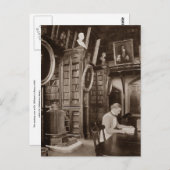 Carte postale de la salle de lecture (Devant / Derrière)