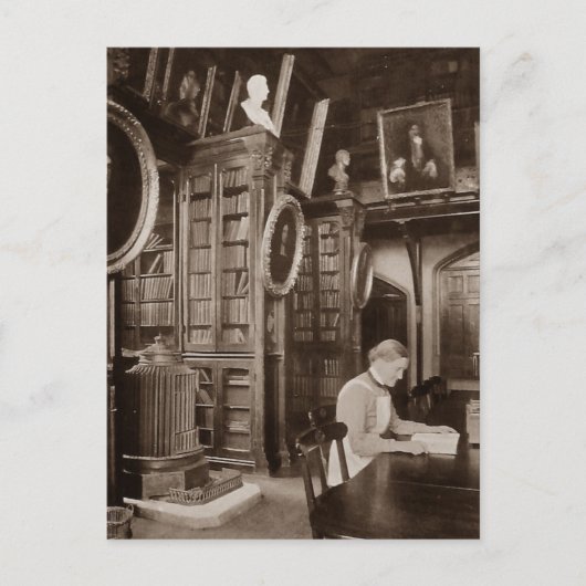 Carte postale de la salle de lecture (Devant)