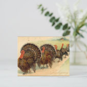 Carte postale de la scène de fête de Thanksgiving  (Debout devant)