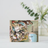 Carte postale de la scène de nativité (Debout devant)