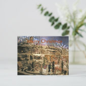Carte postale de la scène de Noël (Debout devant)