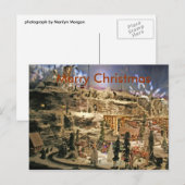 Carte postale de la scène de Noël (Devant / Derrière)