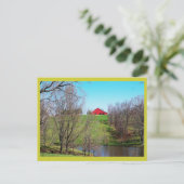 Carte postale de la scène de pays (Debout devant)