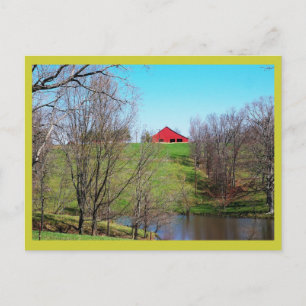 Carte postale de la scène de pays
