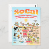 Carte postale de la scène SoCal (Devant / Derrière)