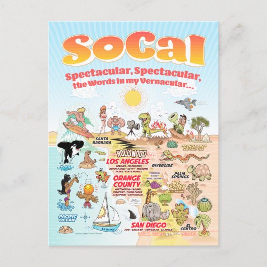 Carte postale de la scène SoCal (Devant)