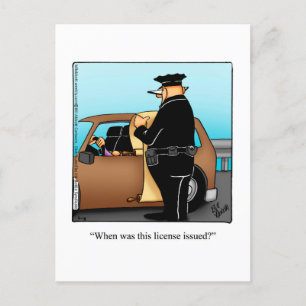 Carte postale de la semaine nationale de la police