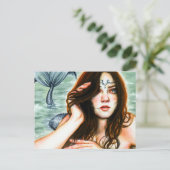 Carte postale de la sirène (Debout devant)