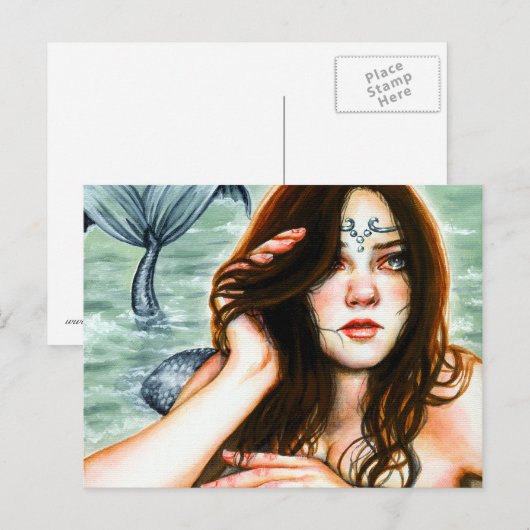 Carte postale de la sirène (Devant / Derrière)