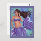 Carte postale de la sirène douce Breeze par Renee (Devant / Derrière)