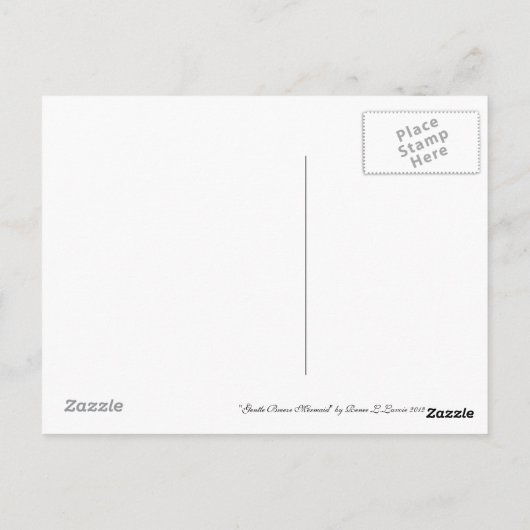 Carte postale de la sirène douce Breeze par Renee (Dos)