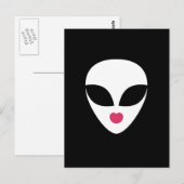 Carte postale de la sirène extraterrestre (Devant / Derrière)