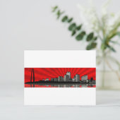 Carte postale de la skyline de St. Louis (rouge) (Debout devant)