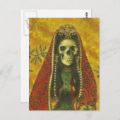 Carte postale de la sorcière de la mort (Devant / Derrière)